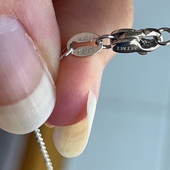 ✨ MIMÍ Broggian Milano 18k White Gold Diamond Pendant Necklace – 0.32 ctw ✨ - Picture 7 of 7